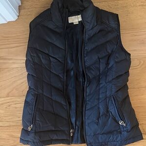 Michael Kors Black Quilted Vest